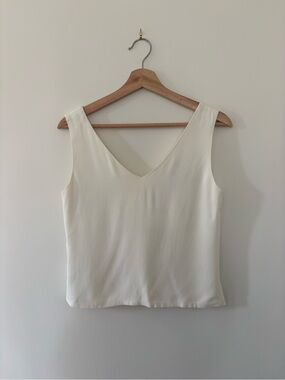 Sonia Rykiel Cream V-Neck Sleeveless Camisole